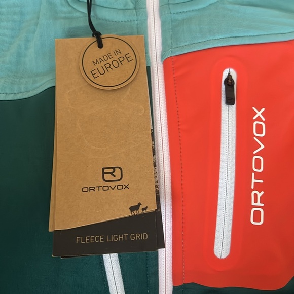 ORTOVOX Fleece Grid Hoody Ice Waterfall Blue - M - Picture 3 of 6